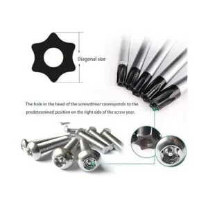 Buspoll Juego de destornilladores Torx T6 T 8T9T10 Torx