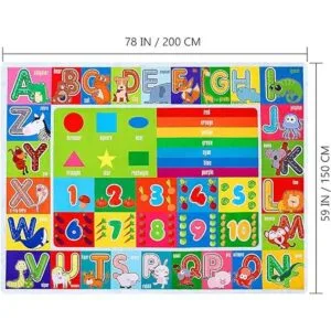 IMIKEYA Alfombra de juego para niños alfombra de juego_4