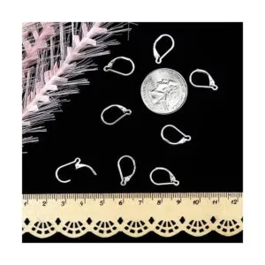 TOAOB 8 ganchos de plata de ley 925 para pendientes