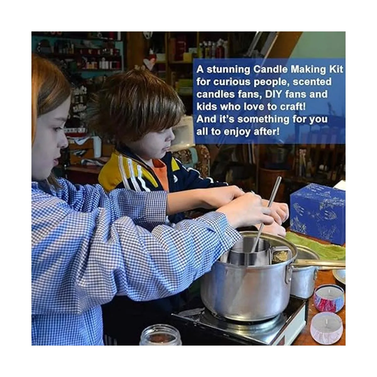 SUPERSUN Kit de fabricación de velas para adultos