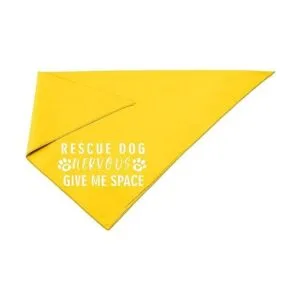 Pawskido Nevous Give Me Some Space Bandana reversible_3