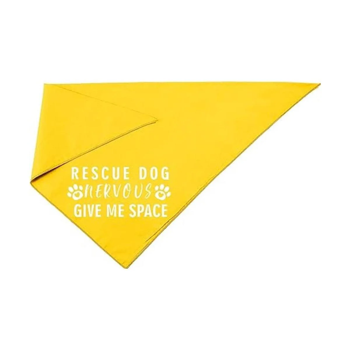 Pawskido Nevous Give Me Some Space Bandana reversible_3