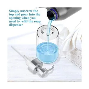 GLUBEE Dispensador de jabón espumoso de vidrio_3