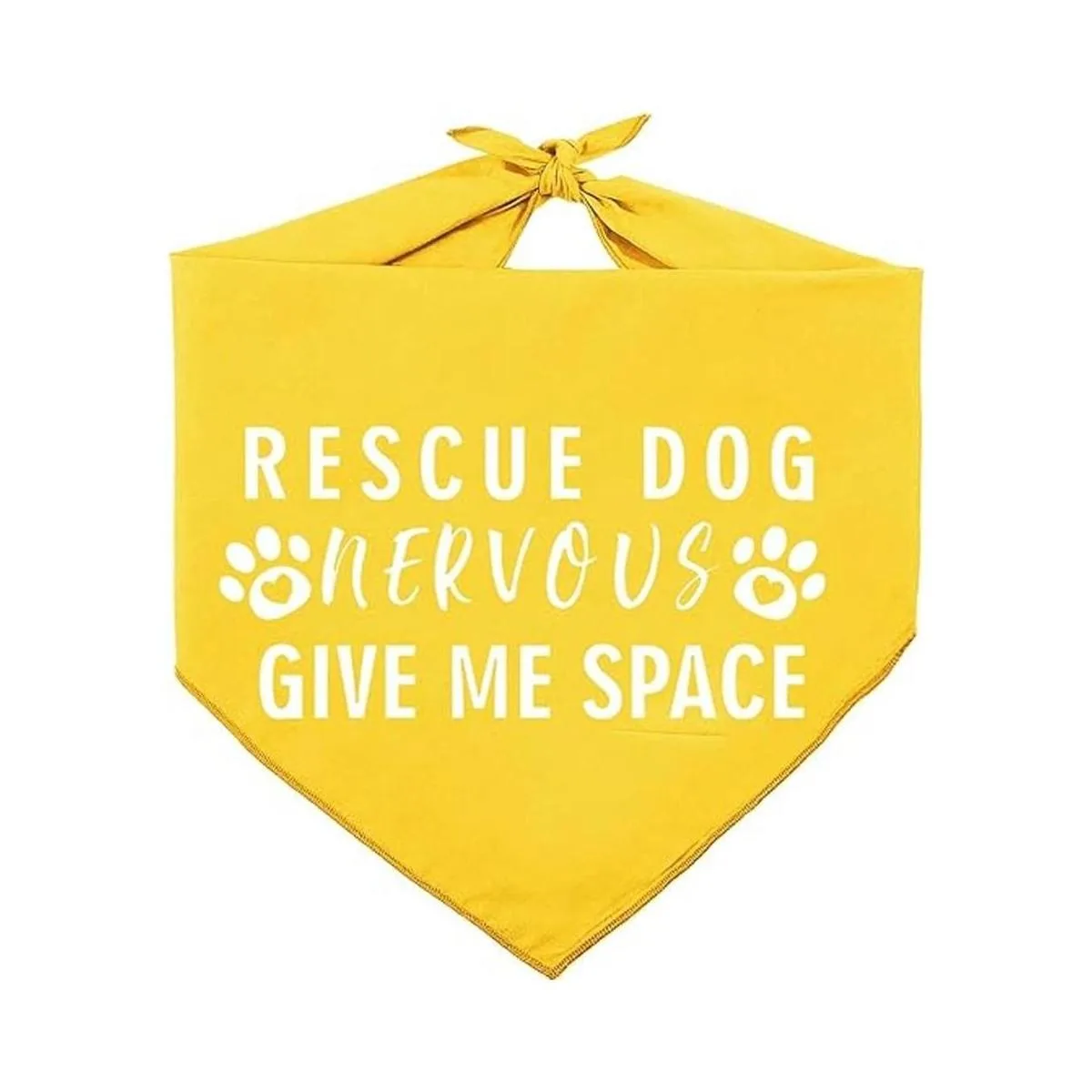 Pawskido Nevous Give Me Some Space Bandana reversible_1