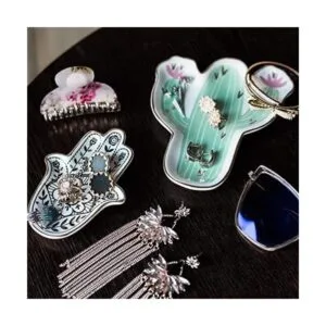 MADE BY LUCKY Plato de joyería plato de baratija plato