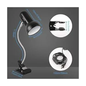 Lámpara de escritorio de abrazadera360 clip de rotación_2