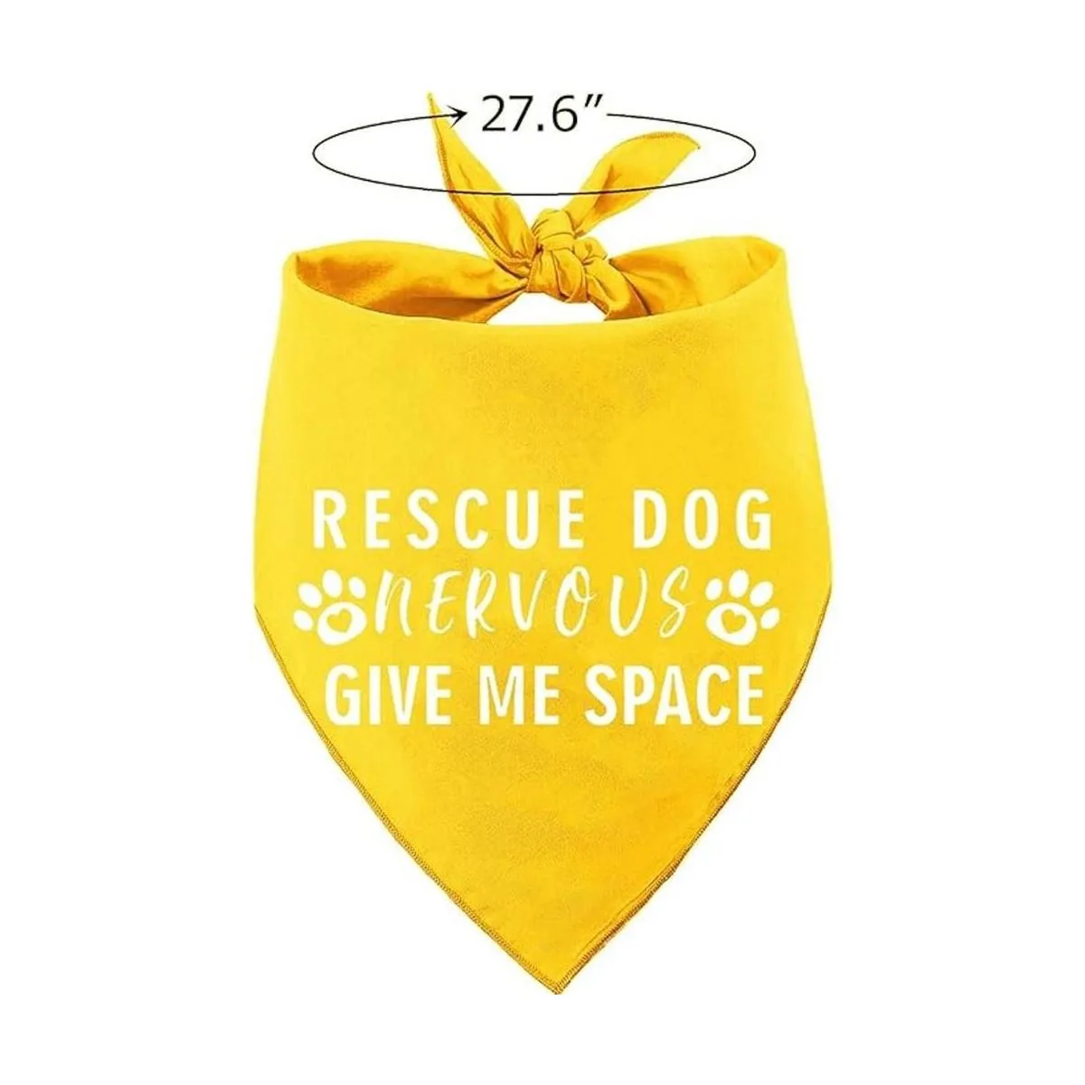 Pawskido Nevous Give Me Some Space Bandana reversible_2