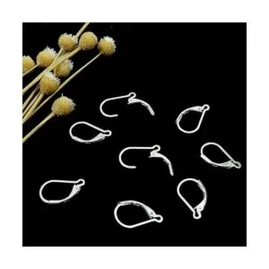 TOAOB 8 ganchos de plata de ley 925 para pendientes