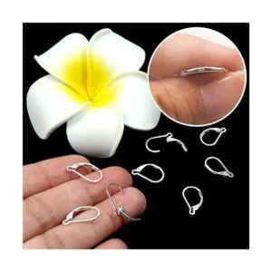 TOAOB 8 ganchos de plata de ley 925 para pendientes