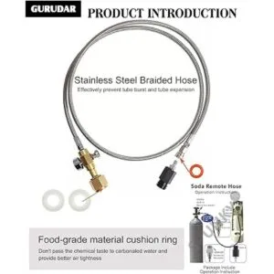 Cartuchos de CO2 G12 CGA320 Adaptador directo de tanque_3