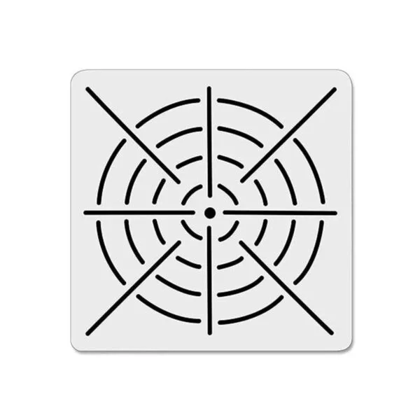 5 plantillas de mandala de plástico para pintura