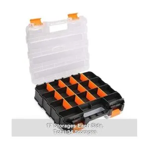 CASOMAN Double Side Tool Organizer with Impact Resistant