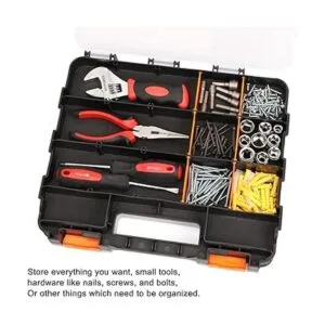 CASOMAN Double Side Tool Organizer with Impact Resistant