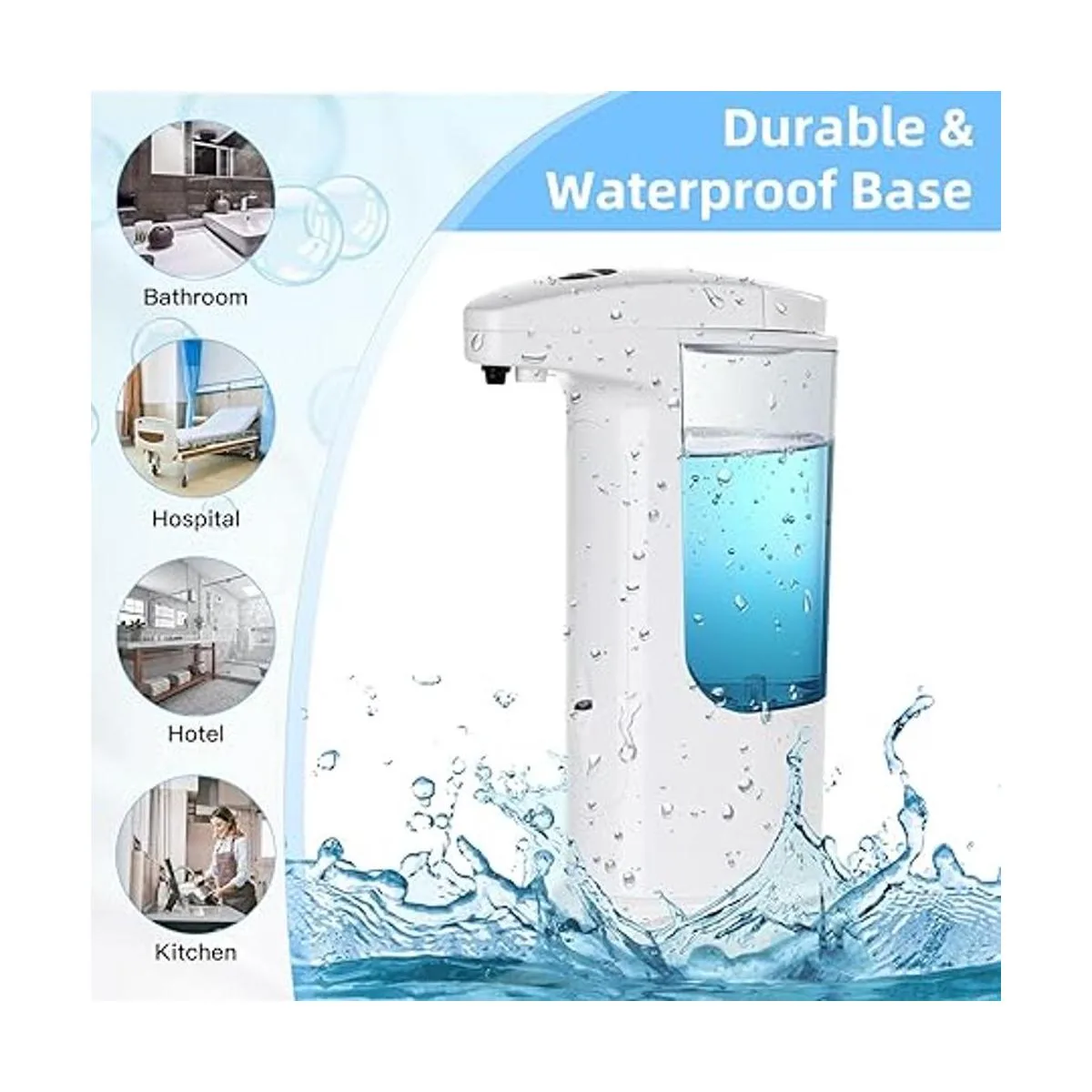 Aicluze Dispensador automático de jabón Dispensador de