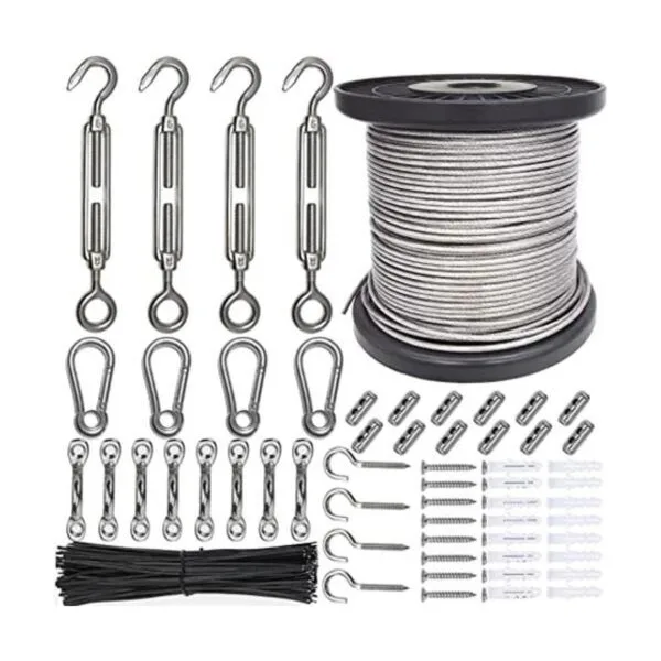 Kit de cadena de luces para colgar cable guía para luces_1