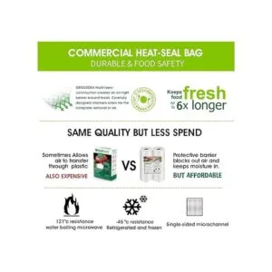 Geniusidea Bolsas selladoras al vacío de 8 x 50 pies_4