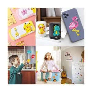 Sinceroduct Juego de 64 pegatinas de pintura de diamante