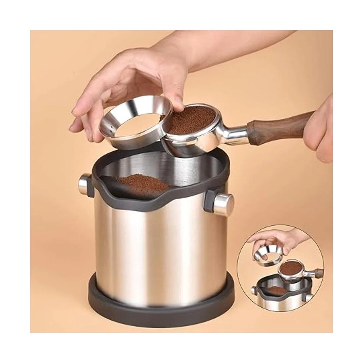 Embudo de dosificación de café de 2.283 in anillo