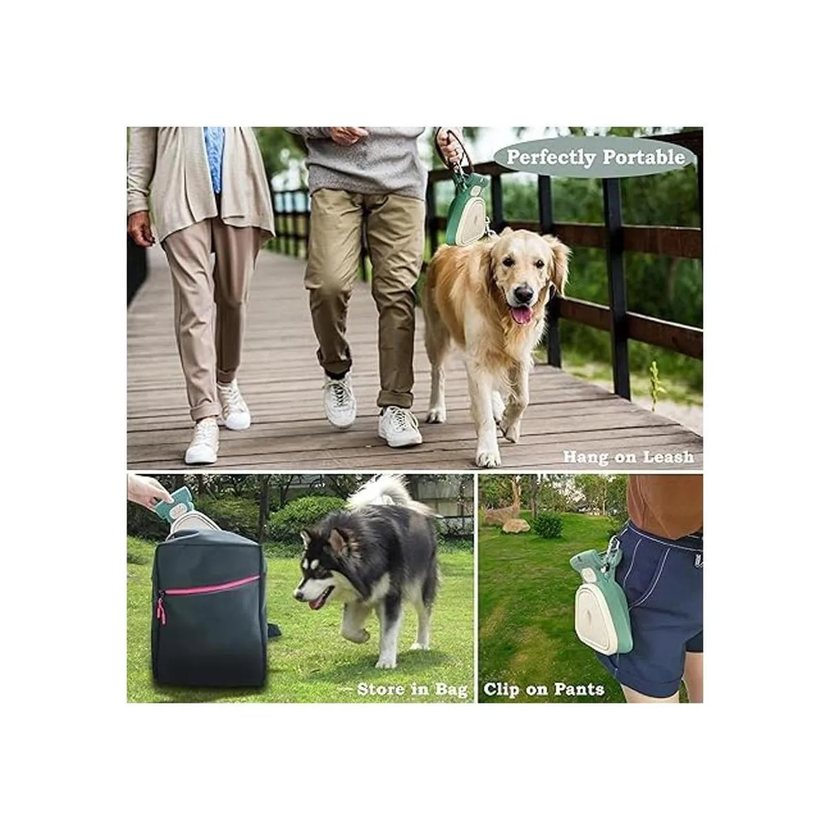 Cuchara portátil para excrementos tamaño de mano para_5