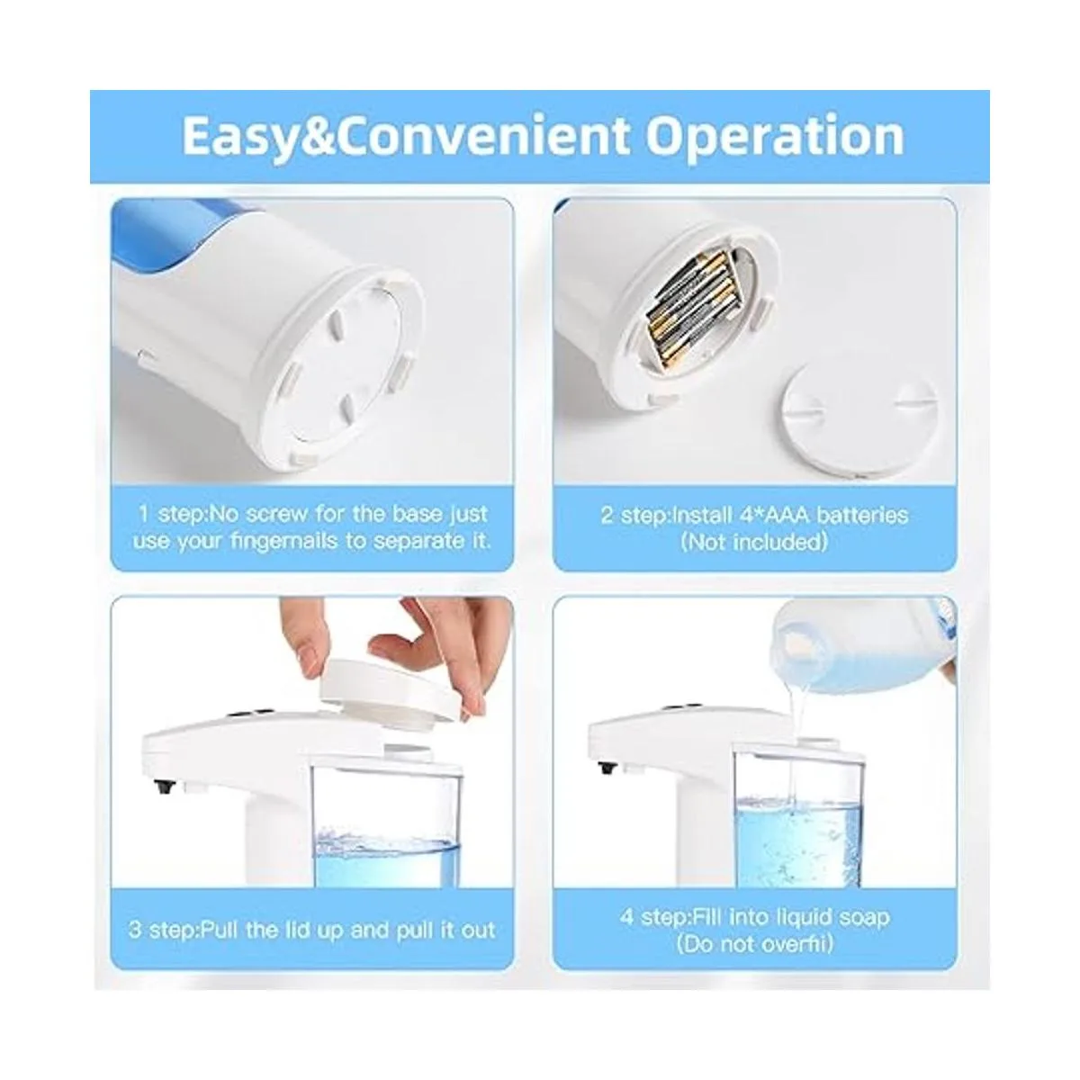 Aicluze Dispensador automático de jabón Dispensador de