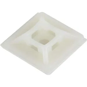 GTSE Paquete de 100 soportes blancos para bridas con_4