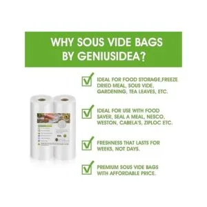 Geniusidea Bolsas selladoras al vacío de 8 x 50 pies_5