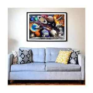 Think2Master Rompecabezas de 100 piezas con sistema solar_4