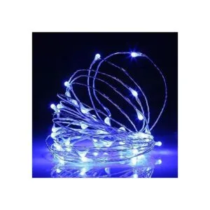 Beewin Paquete de 2 luces solares de cobre de 100 LED de