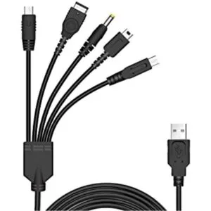 Cable cargador USB 5 en 1 para Nintendo DS LiteWii UNew_1