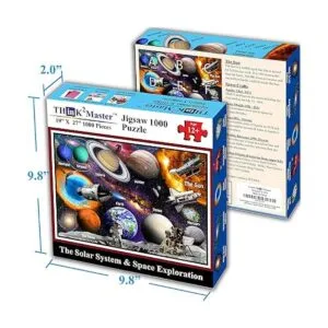 Think2Master Rompecabezas de 1000 piezas con sistema solar_3