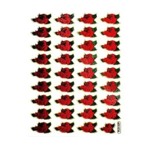 Paquete de 10 hojas de calcomanías con purpurina hermosas_3