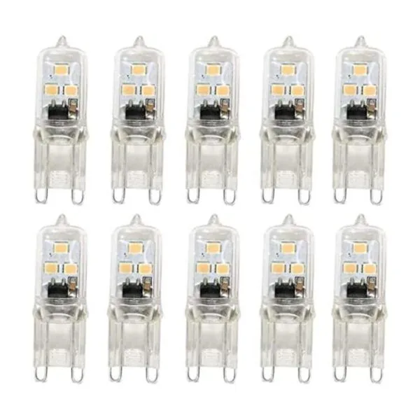 LXcom Bombilla LED G9 de 1 W regulable 10 W bombilla_1
