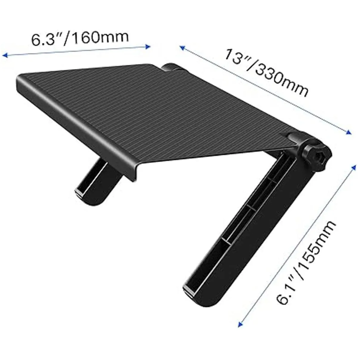 Estante superior de TV ajustable con plataforma de 13_2