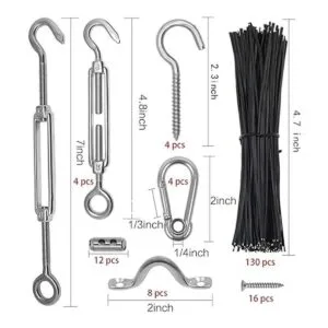 Kit de cadena de luces para colgar cable guía para luces_3