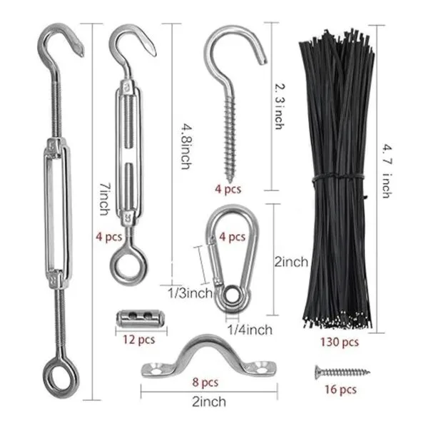 Kit de cadena de luces para colgar cable guía para luces_3