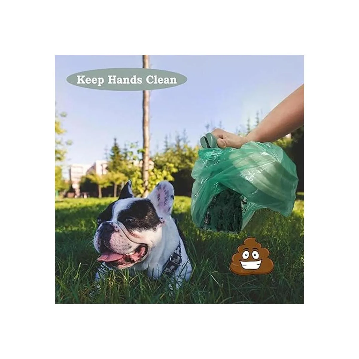 Cuchara portátil para excrementos tamaño de mano para_4