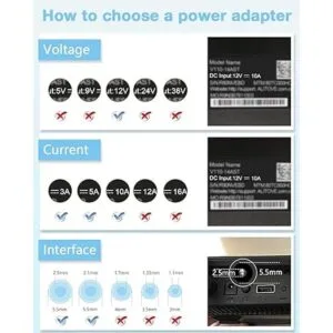 Aclorol 12 V 10 A 120 W adaptador de fuente de_3