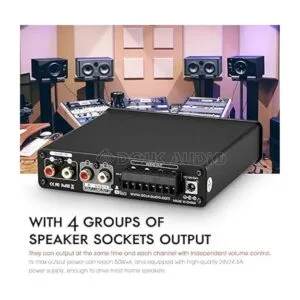 Amplificador Bluetooth de 4 canales amplificador de_6