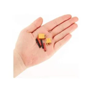 20 pares de conectores XT30 macho y hembra con 2 tubos