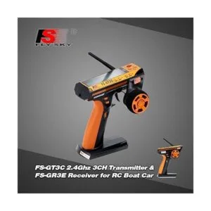 GoolRC Flysky FSGT3C Transmisor RC 2.4 GHz 3CH LCD Mando a_2
