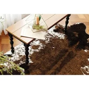 Alfombra de piel de vaca sintética suave grande 4.6 x 6.6_4