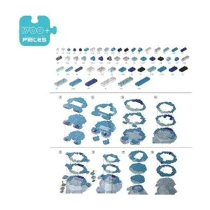 STpro Building Bricks Juego de 1500 piezas 1500 mini_5