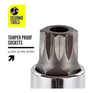 Segomo Tools XZN10 Juego de 10 puntas cuadradas triples_4