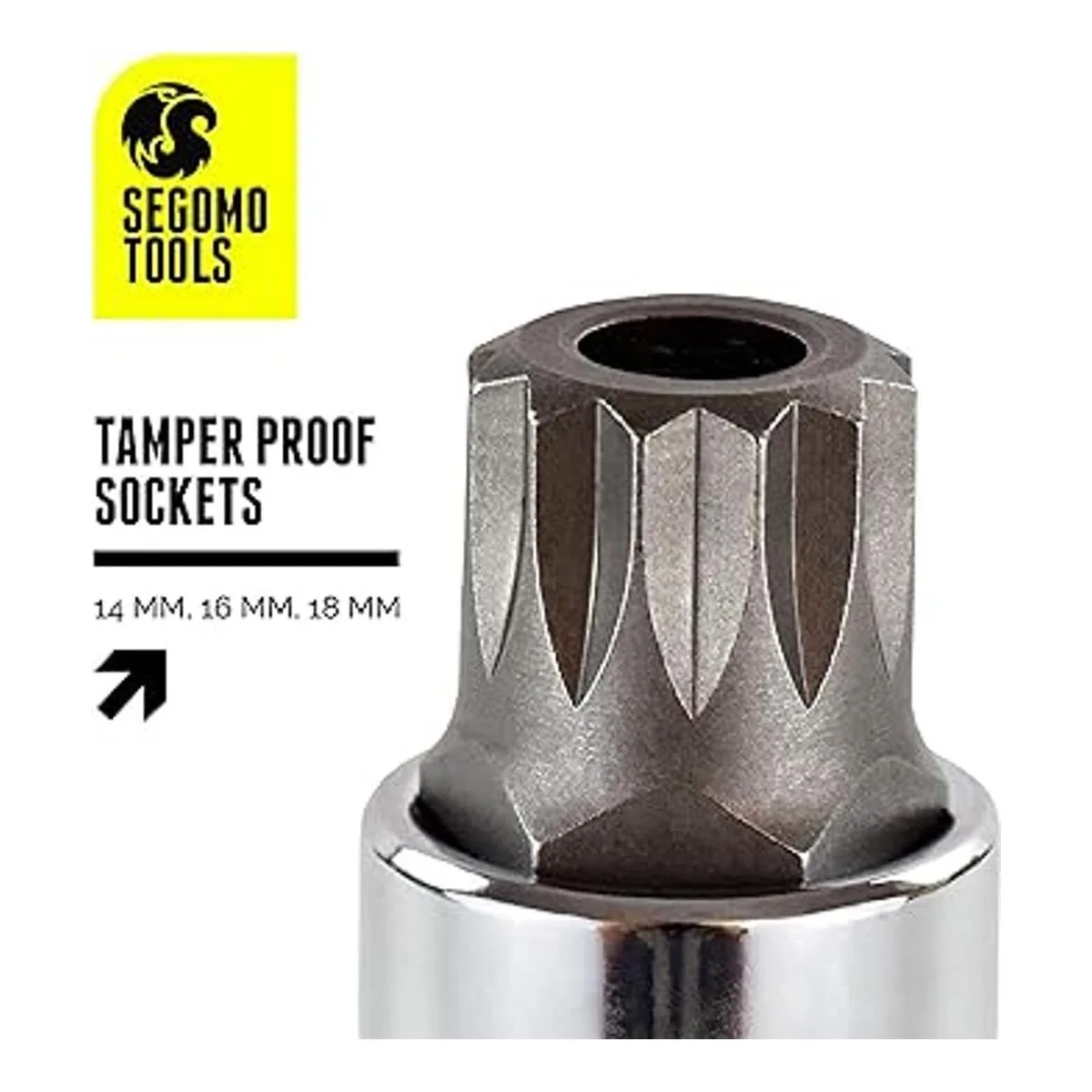 Segomo Tools XZN10 Juego de 10 puntas cuadradas triples_4