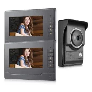 AMOCAM Sistema de timbre de video portero con cable de 7_1