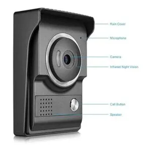 AMOCAM Sistema de timbre de video portero con cable de 7_6