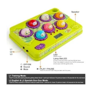 BAODLON juego interactivo de libra a topo juguetes para_2