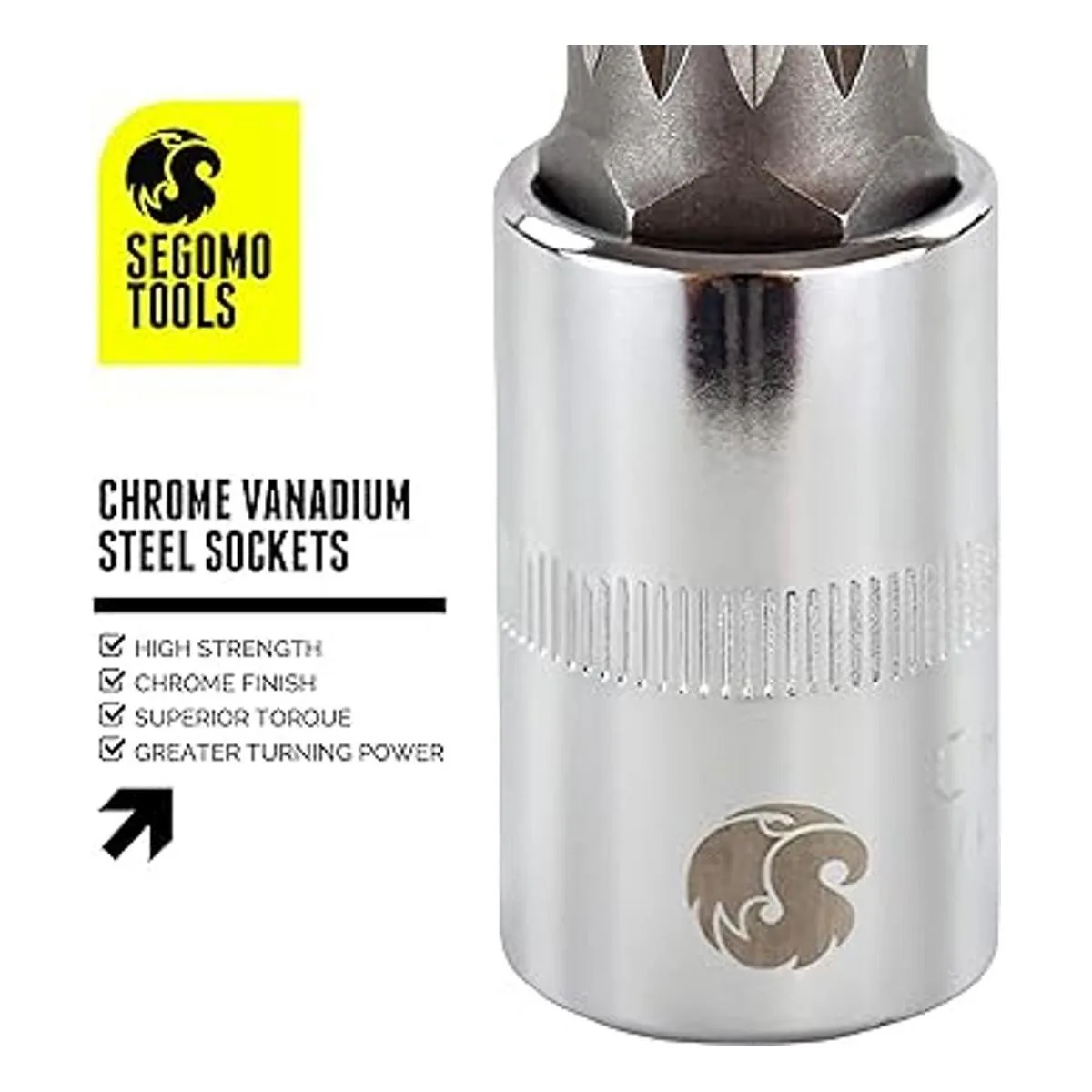 Segomo Tools XZN10 Juego de 10 puntas cuadradas triples_6