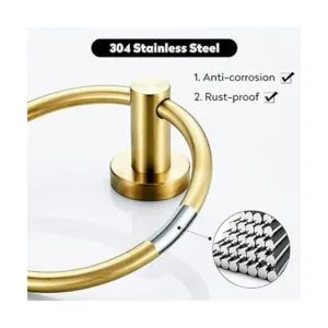 BATHSIR Toallero de baño soporte para papel higiénico_5