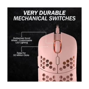 HK Gaming Mira M Mouse para juegos ultraligero con 6